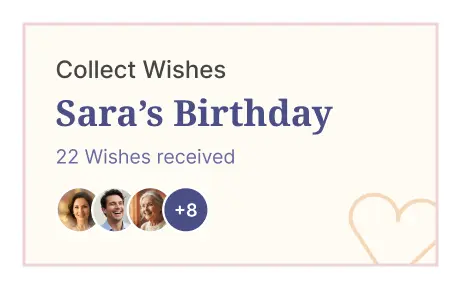 Collect wishes